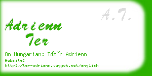 adrienn ter business card